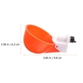 thumbnail image 4 of EeaseCA 5pcs Plastic Duck Waterer Replaceable Chicken Waterer Automatic Water Feeders, 4 of 9