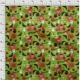 thumbnail image 3 of oneOone Polyester Lycra Light Green Fabric Halloween Dress Material Fabric Print Fabric By The Yard 56 Inch Wide, 3 of 4