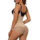 thumbnail image 3 of INSPIRAR CHIC Día de la Madre Mallas de Control de Abdomen para Mujeres Ropa Interior Moldeadora con Tirantes Ajustables Mono de Cuerpo Abierto Color Beige Medio, 3 of 5