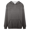 thumbnail image 6 of Fiaer,Oversized Hoodies for Women 2025 Fall Loose Fit Basic Hooded Sweatshirts Long Sleeve Trendy Casual Lightweight Hooded Pullovers Dark Gray M, 6 of 6