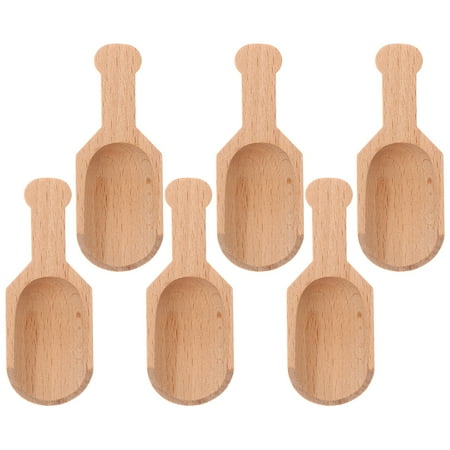 

6Pcs Household Salt Spoons Multi-function Tea Scoops Convenient Salt Scoops Tea Accessory