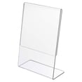 thumbnail image 3 of Clear Desktop Sign Holder Tabletop Display Stand Paper Menu Holder for Store 150x210mm, 3 of 9