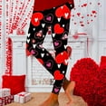 thumbnail image 2 of Mepaouo Women's High Waist Tights Valentines Ankle Elastic Printed Yoga Leggings Trousers Sizes S-2X, 2 of 6