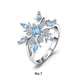 thumbnail image 2 of Qarigey Anillo de mujer, joyería decorativa brillante para nudillos, decoración de mano a la moda, boda, fiesta, vacaciones, artesanía de Metal Ropa, zapatos y accesorios Miscelánea Talla 7 Qarigey AP017309-02, 2 of 6