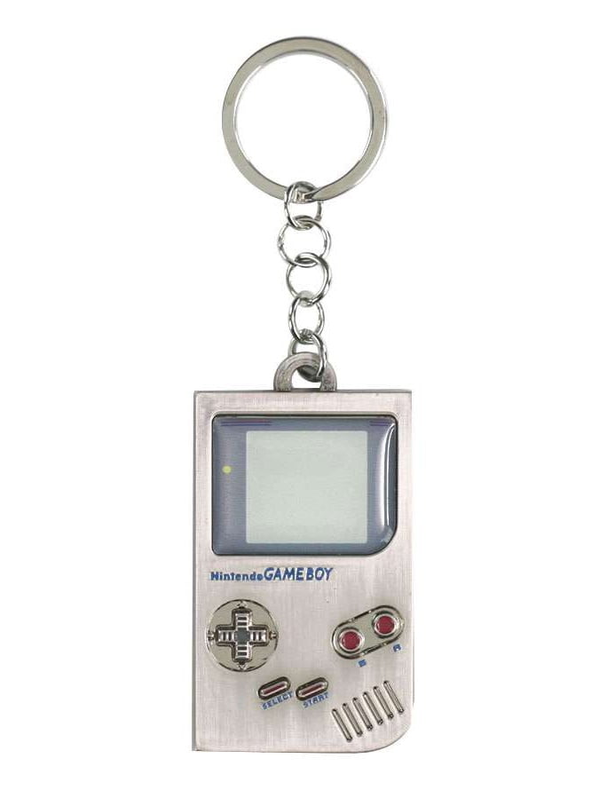 Acrylic Accessories Laser Cut Jewelry Silver Version Gameboy Cartridge Keychain