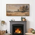 thumbnail image 3 of Large Framed Canvas Print The Abstract Modern Wall Art Decorative Ready to Hang Painting for Living room Bedroom - 60"x30" Natural Frame, 3 of 7