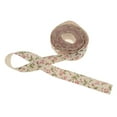 thumbnail image 4 of Cinta de tela con estampado de flores de 5 yardas para regalo, manualidades, decoración de bodas Rosado, 4 of 9