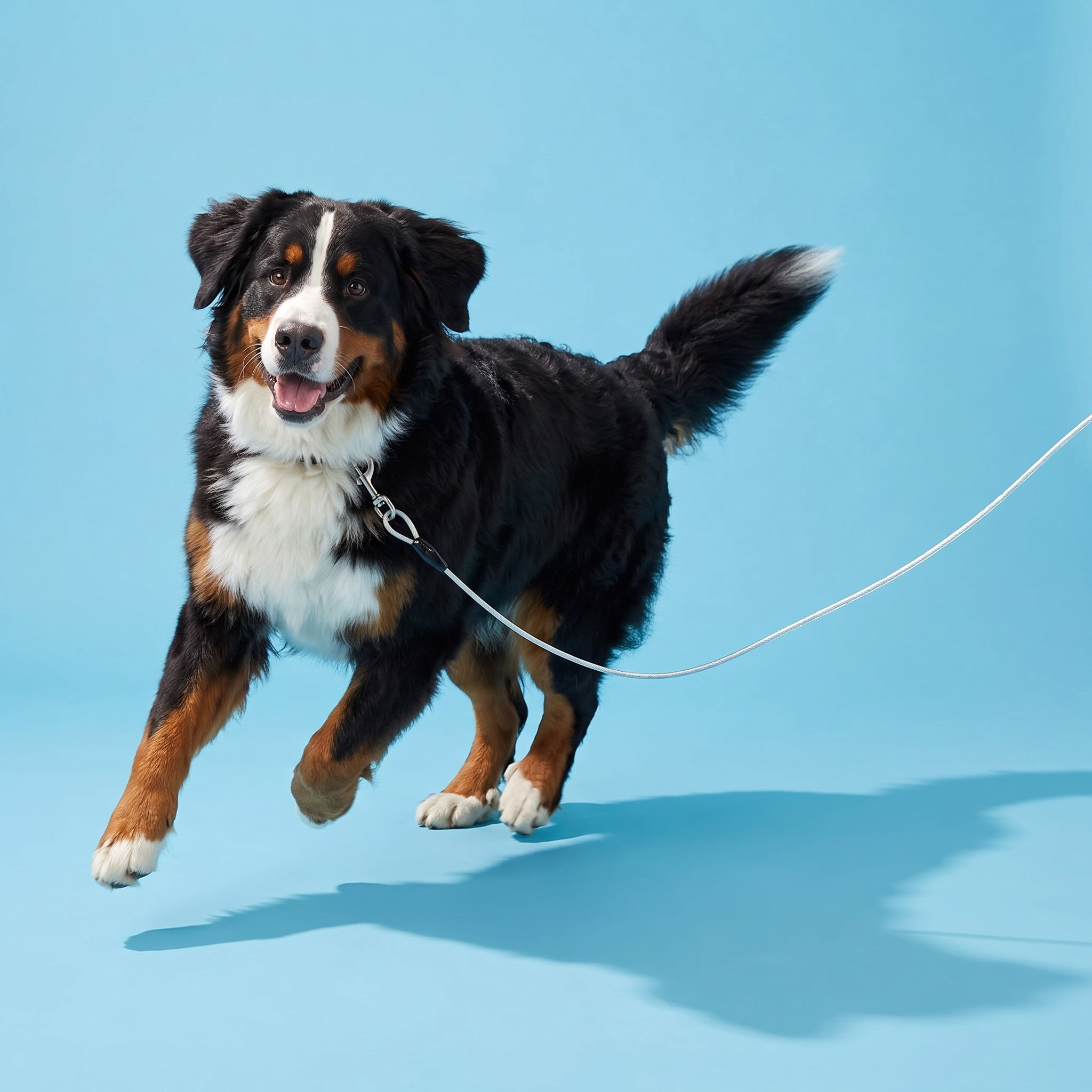 (6 pack) Vibrant Life Reflective Vinyl-Covered Tie-Out for Dogs, Super, 40'