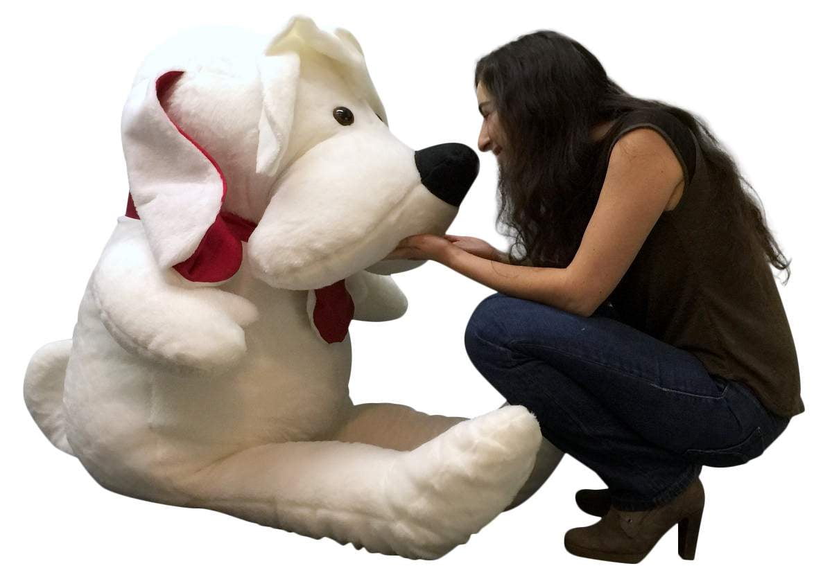 oversized stuffed dog