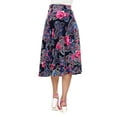 thumbnail image 4 of Women's Floral Flared Midi Skirt, 4 of 5