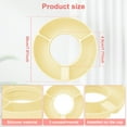 thumbnail image 3 of Snack Bowl for 40oz Tumbler 3 Compartments Tumbler Snack Tray Food Grade Silicone Cup Snack Container 1.8 Inch Deep Snack Ring Reusable Divided Cups Snack Platters for Chips Candy Popcorn, 3 of 9