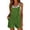 *Green, variant on ClodeEU Women's Sleeveless Wide Leg Overall Shorts,Casual Loose Summer Romper Jumpsuit with Pockets Gray,Women's Plus L