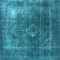 thumbnail image 1 of Ahgly Company Indoor Square Oriental Light Blue Industrial Area Rugs, 5' Square, 1 of 4