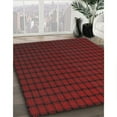 thumbnail image 2 of Ahgly Company Indoor Square Patterned Brown Red Novelty Area Rugs, 4' Square, 2 of 6