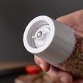 thumbnail image 5 of Manual Spice Grinder for Pepper and Salt, Adjustable Coarseness Seasoning Shaker Bottle, Refillable Kitchen Powder Grinder for Fresh Herbs(White), 5 of 6