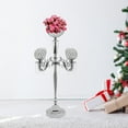 thumbnail image 5 of Dwellnix NEW Silver 5 Arm Candelabras Centerpieces Table 35 Inches Tall Candle Stand, 5 of 7