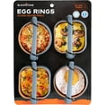 thumbnail image 3 of Blackstone 4" Egg Rings Bundle, 8 Pack - 4 Square, 4 Circle in Gray and Orange, 3 of 9