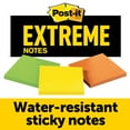 Postit Extreme Notes, 3" x 3", Assorted Colors, 3 Pads