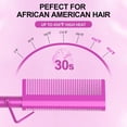 thumbnail image 3 of DAN Technology 2 in 1 Electric Hot Comb Iron 450 for Black Hair Wigs Beard,Double Side Teeth Creamic Heat Pink Pressing Comb with Keratin & Argan Oil, 3 of 9