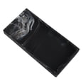 thumbnail image 1 of Bandeja de almacenamiento de silicona, llavero inastillable, anilla para dedo, encimera, fregadero, tocador, dispensador de jabón, bandeja para baño, veteado, negro, 1 of 14