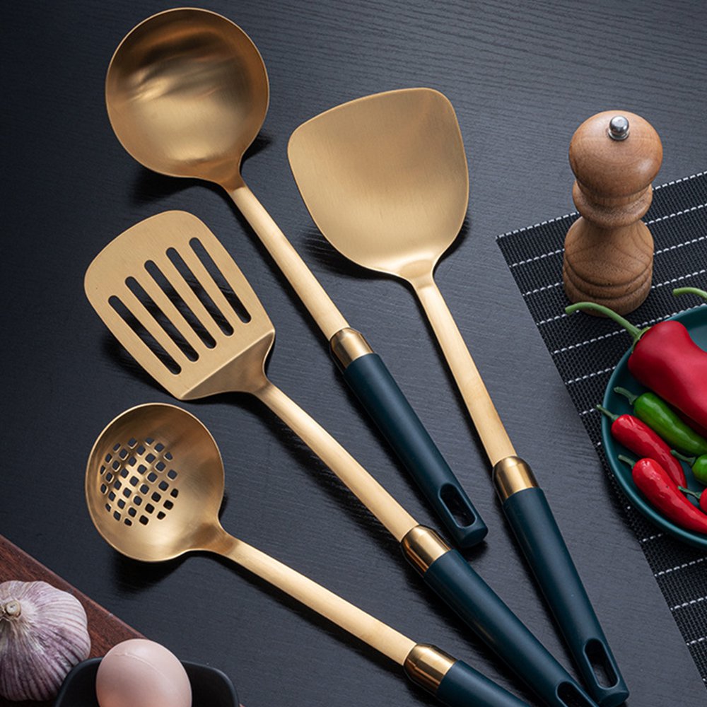 HEVIRGO Wok Spatula, Cooking Shovel Stylish Design Thoughtful Gifts