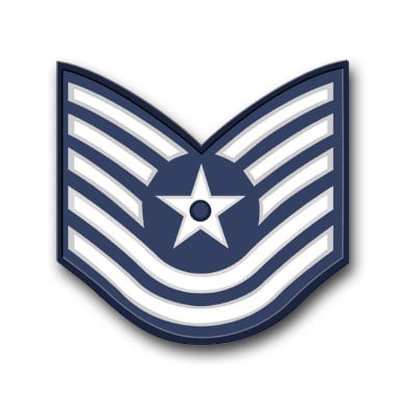 3.8 Inch Air Force Technical Sergeant Vinyl Transfer Decal