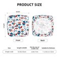 thumbnail image 5 of Rateoe Fourth Of July Party Pattern Square Couch Cushion Covers, Sofa Furniture Protector Slipcover with Bottom Tie rope, Soft Non-Slip Non-Wrinkle Non-Sticky-Four Pieces, 5 of 7