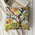 thumbnail image 3 of ONETECH Tropical Fruits Floral Throw Pillow Covers Designer Decorative Pillow Case Square Vegetable Tree Pillowcase Cushion Cover for Home Decor Indoor/Outdoor Sofa Living Room Couch Bed, 3 of 5
