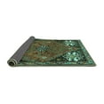 thumbnail image 2 of Ahgly Company Indoor Square Persian Turquoise Blue Traditional Area Rugs, 7' Square, 2 of 4