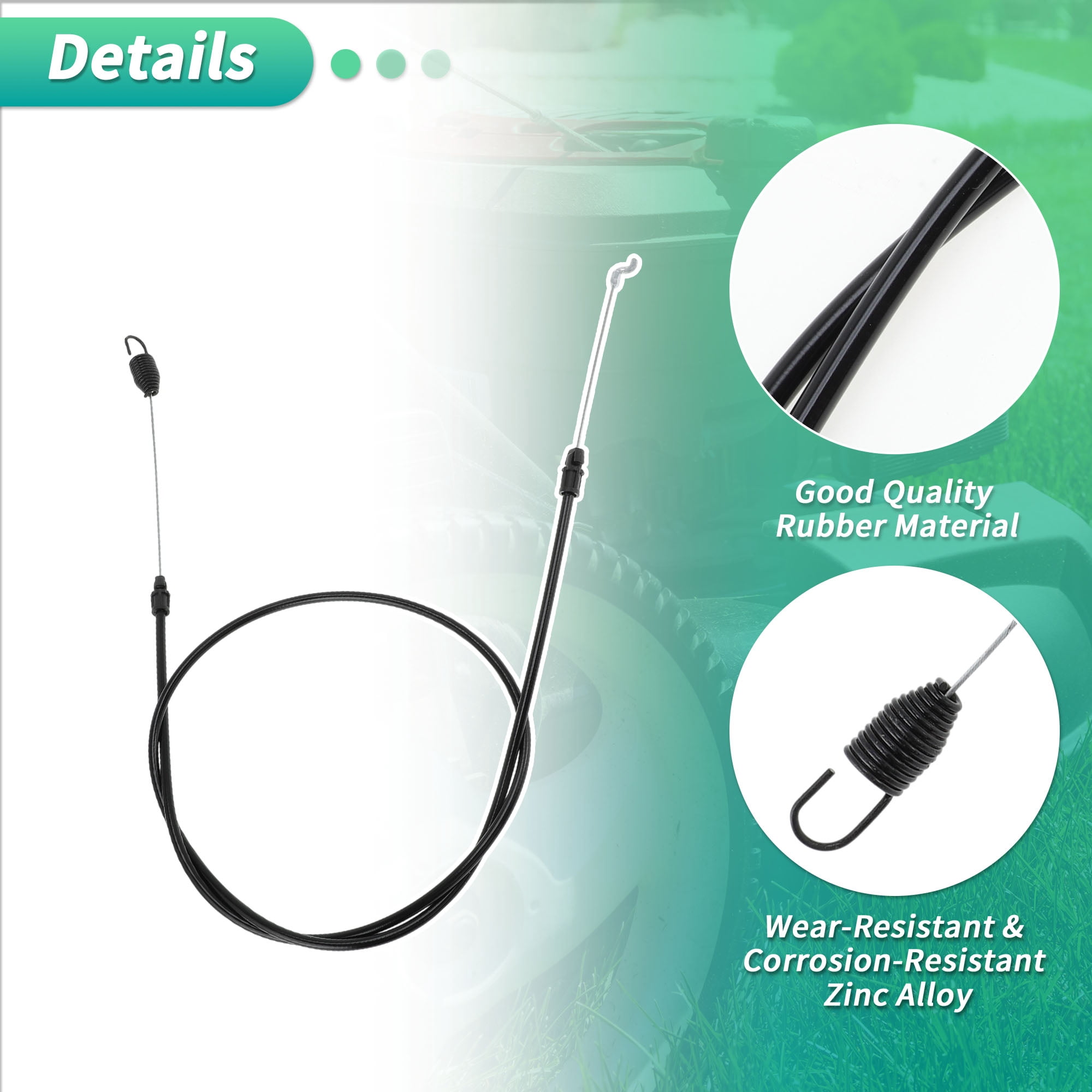 Unique Bargains Drive Control Cable for Troy-Bilt Lawn Mower 746-04440/12AI832Q724