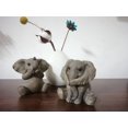 thumbnail image 3 of Inicio Figura 3 elefantes bebés Gris 8 cm, 3 of 5
