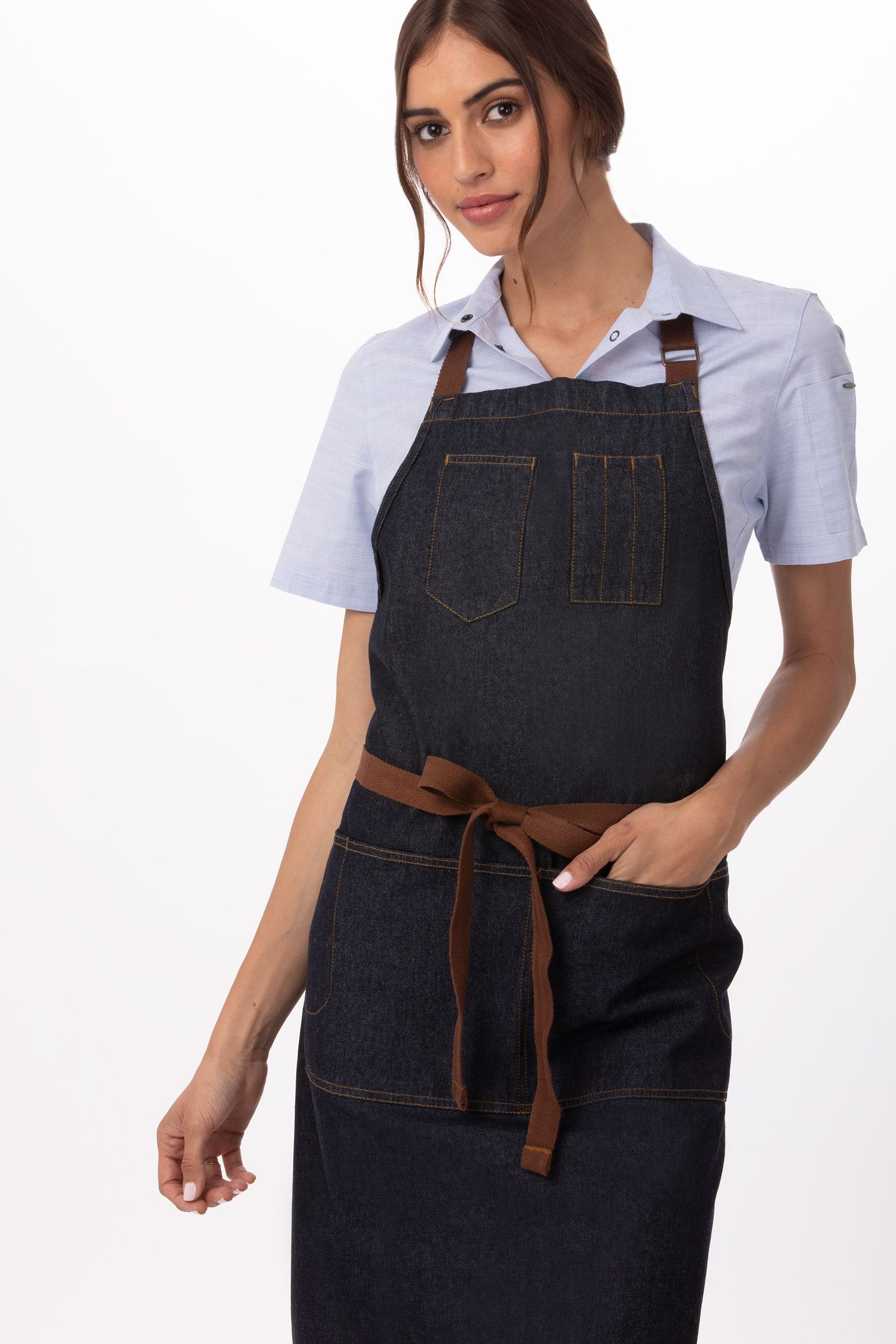 Chef Works Unisex Memphis Bib Apron (AB035IBL0)