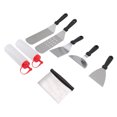 thumbnail image 4 of Griddle Spatula, BBQ Spatula 6Pcs Spatulas Wide Application Stainless Steel  For Kitchen, 4 of 8