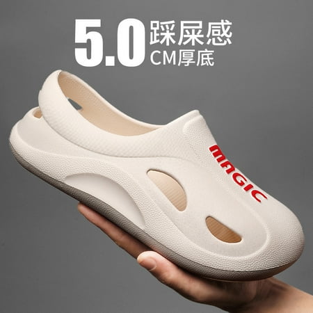 

Driver Sandals Men‘s 2024 Trendy Summer New Beach Non-slip Casual Outwear Men‘s Slippers Dual-use