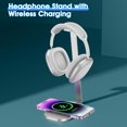 thumbnail image 2 of Wireless Charging RGB Gaming Mouse Pad LED Mouse Pad xxMM Light Modes Extra Large Mousepad Rubber Base RGB Desk Mat for Gaming MacBook PC Laptop Desk\u, 2 of 9