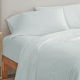 thumbnail image 4 of GAIAM® Relax 300-Thread Count TENCEL Soft 4pc Sheet Set, King, Aqua, 4 of 7