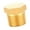 1/8", variant on Hexagonal End Caps Plug Brass Pipe Plug Fitting Connector Male Thread Coupler Pipe Plumbing Fitting Adapters Enduring