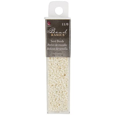- Cousin Jewelry Basics Glass Seed Beads Seed Beads, 1.1 oz-11/0