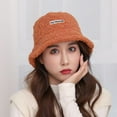thumbnail image 2 of QASIEATN Womens Relaxed Fit Bucket Hats Women's Winter Fisherman Hat Outdoor Warm Bucket Hat Fall Fashion Accessories, 2 of 2