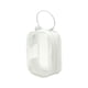 thumbnail image 5 of Bolsa de exhibición de figuras, bolsa para muñecas pequeñas, organizador portátil para colgar, estuche de transporte cuadrado blanco, 5 of 9