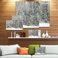 thumbnail image 3 of Panorama de Forêt d'Hiver Brumeuse - Impression sur Toile Paysage, 3 of 4