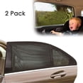 thumbnail image 1 of Universal Fit Car Side Window Sun Shade, Car Window Shade, Car Sun Shade for Baby,Car Side Rear Sun Shade with UV Rays Protection , Fits All (98%) Cars, Most SUVs(2 Pack), 1 of 8