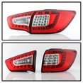 thumbnail image 3 of For 2011-2016 Sportage EX/SX/LX Red Clear LED Tail Lights Brake Signal Lamps Set, 3 of 6