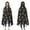 Black Highland Cow, variant on Wearable Blanket,White Highland Cow Flower Pattern Hooded Wearable Flannel Blanket for Adults & Teens,Winter Poncho Shawl Wrap Cape Cozy Anti-Pill,50"x60"