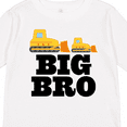 thumbnail image 4 of Inktastic Big Bro Boys Brother Bulldozer Boys or Girls Long Sleeve Toddler T-Shirt, 4 of 5