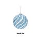 thumbnail image 3 of Decoraciones Del Árbol de Navidad Bolas de Navidad Bolas de Decoración Del Árbol de Navidad Bolas de Polvo Colgante de Navidad 8cm Decoración de Navidad Colgante Pequeño 2Pc Luzes Del Árbol de Navidad, 3 of 6