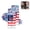 D, variant on High-Shine Glitter & Sequins – Red, White & Blue Star-Shaped Glitter Stick for Face & Body; Patriotic 250th Celebration & Sports-Themed Makeup(A,1PC)