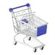 thumbnail image 5 of Mini carrito de compras, cesta para niños, carrito de empuje, juguete de supermercado, carrito de mano, almacenamiento de juguetes azul, 5 of 9