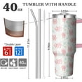 thumbnail image 2 of 40 Oz Pig Tumbler with Handle and Straw, Double Wall Stainless Steel Pig Coffee Cup, Pig Mug Insulated Pig Cups for Women, 40 Oz Leak Proof Pig Coffee Mug for Women and Pig Gifts for Women, 2 of 6