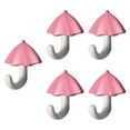 thumbnail image 2 of 5 ganchos para colgar llaves de puerta, decorativos para colgar en la pared. rosa blanco, 2 of 9